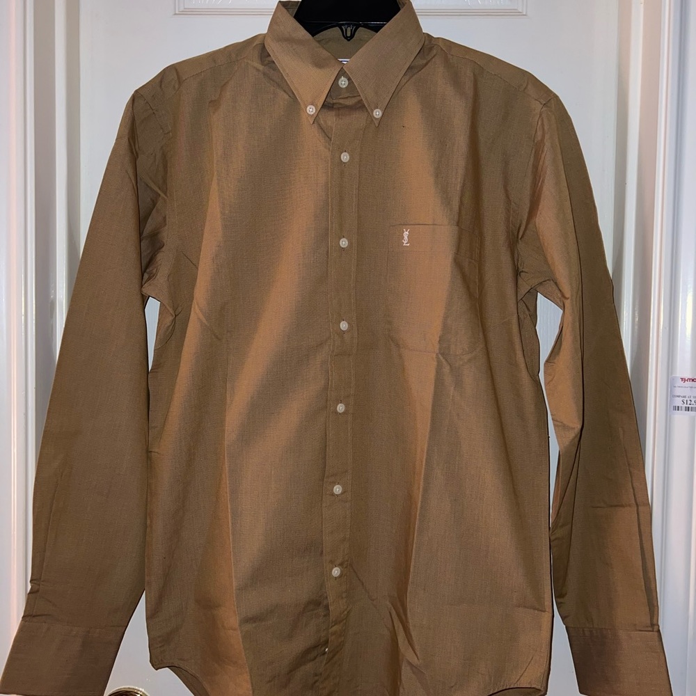 YSL pour homme men’s button down shirt